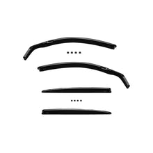 Carica l'immagine nel visualizzatore di Gallery, Set deflettori anteriori e posteriori per Alfa Romeo 147 2001-2010, con 5 porte, scuro fumé, 4 pezzi