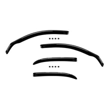 Carica l'immagine nel visualizzatore di Gallery, Set deflettori anteriori e posteriori per Alfa Romeo 159 berlina 2005-2011, scuro fumé, 4 pezzi