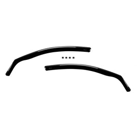 Set deflettori anteriori e posteriori per Audi A4 berlina 2009-2015, con 4 porte, scuro fumé, 4 pezzi