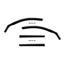 Carica l'immagine nel visualizzatore di Gallery, Set deflettori anteriori e posteriori per BMW Serie 3 E91 station wagon 2005-2012, con 5 porte, scuro fumé, 4 pezzi