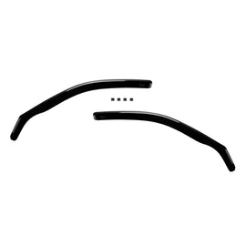 Set deflettori anteriori e posteriori per BMW Serie 3 E46 berlina 1998-2005, con 4 porte, scuro fumé, 4 pezzi