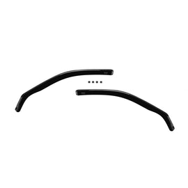 Set deflettori anteriori e posteriori per BMW Serie 3 E46 station wagon 1998-2005, con 5 porte, scuro fumé, 4 pezzi