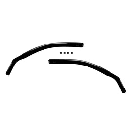 Set deflettori anteriori e posteriori per BMW Serie 3 F30 berlina 2011-2019, con 5 porte, scuro fumé, 4 pezzi