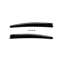 Set deflettori anteriori e posteriori per BMW Serie 3 E90 berlina 2005-2012, con 4 porte, scuro fumé, 4 pezzi