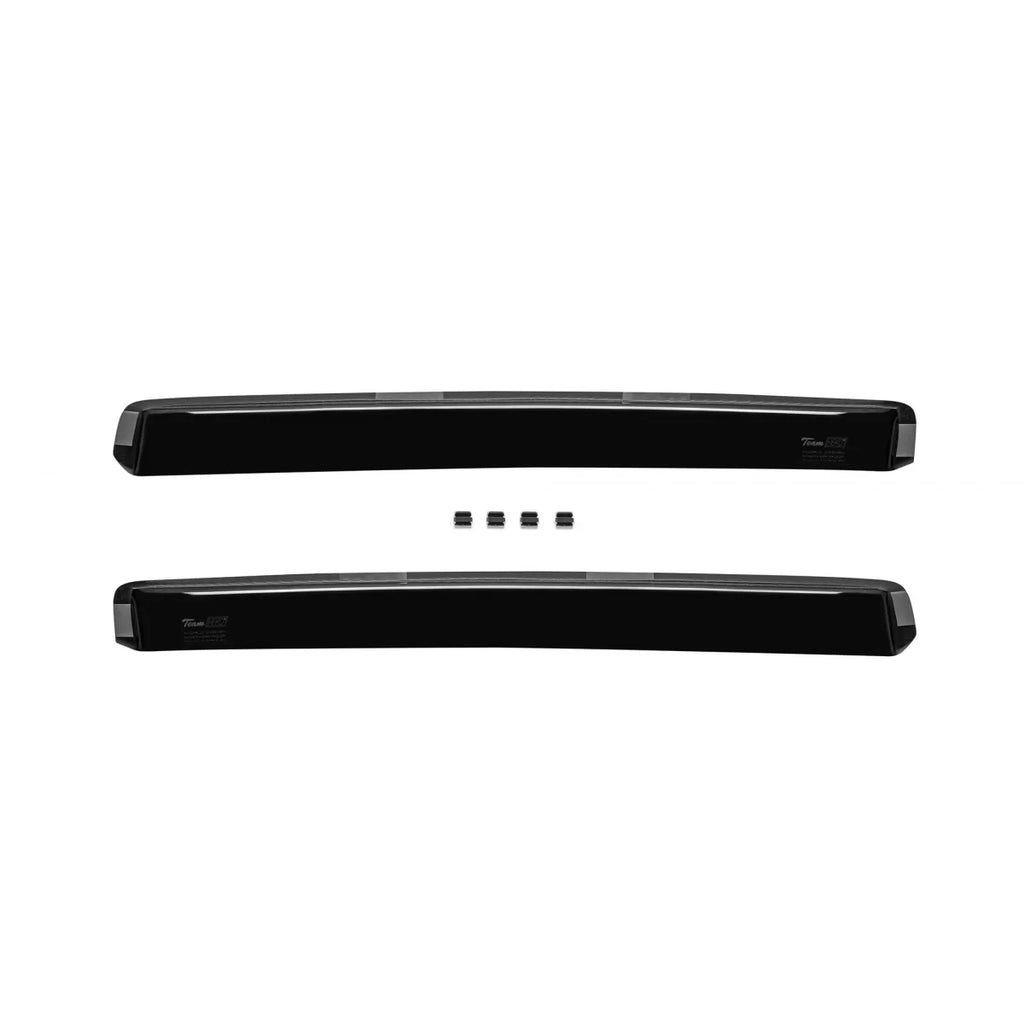 Set deflettori anteriori e posteriori per BMW Serie 3 E46 station wagon 1998-2005, con 5 porte, scuro fumé, 4 pezzi