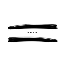 Set deflettori anteriori e posteriori per BMW Serie 3 F30 berlina 2011-2019, con 5 porte, scuro fumé, 4 pezzi
