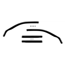 Carica l'immagine nel visualizzatore di Gallery, Set deflettori anteriori e posteriori per BMW Serie 5 E39 station wagon 1995-2003, con 5 porte, scuro fumé, 4 pezzi