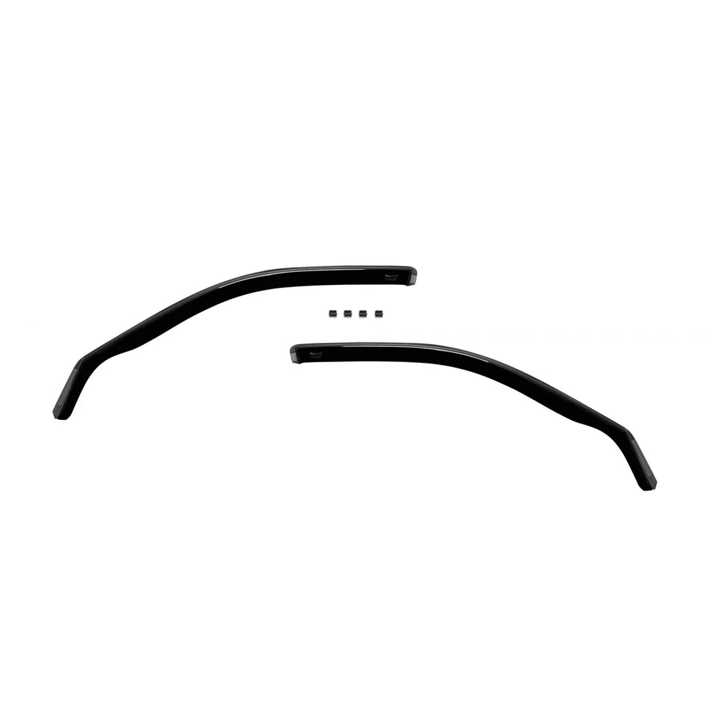 Set deflettori anteriori e posteriori per BMW Serie 5 E39 station wagon 1995-2003, con 5 porte, scuro fumé, 4 pezzi
