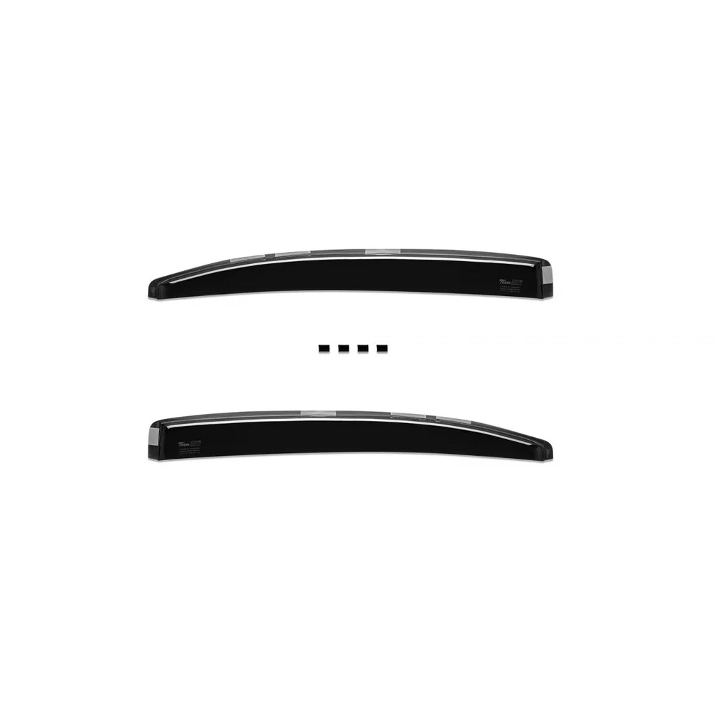 Set deflettori anteriori e posteriori per BMW Serie 5 E39 berlina 1995-2003, con 4 porte, scuro fumé, 4 pezzi