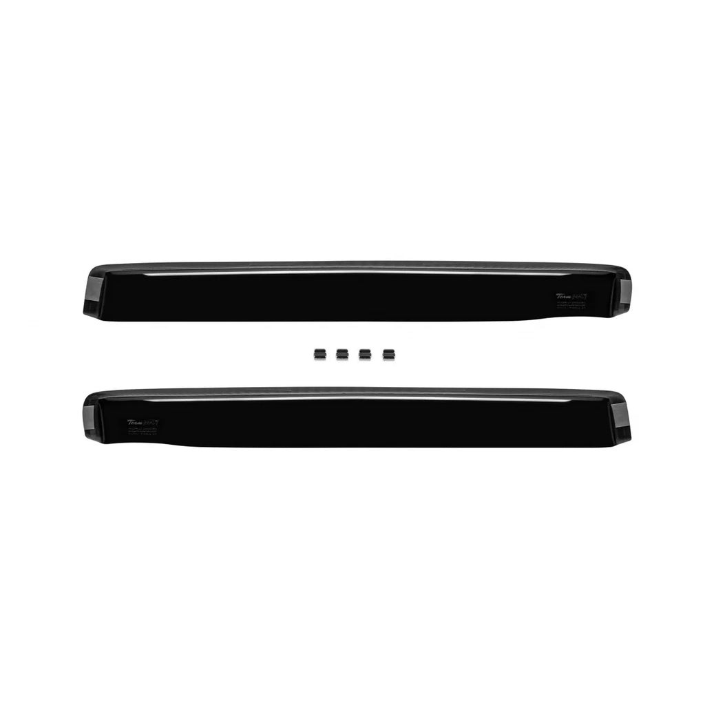 Set deflettori anteriori e posteriori per BMW Serie 5 E39 station wagon 1995-2003, con 5 porte, scuro fumé, 4 pezzi