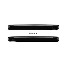 Carica l'immagine nel visualizzatore di Gallery, Set deflettori anteriori e posteriori per BMW Serie 5 E39 station wagon 1995-2003, con 5 porte, scuro fumé, 4 pezzi