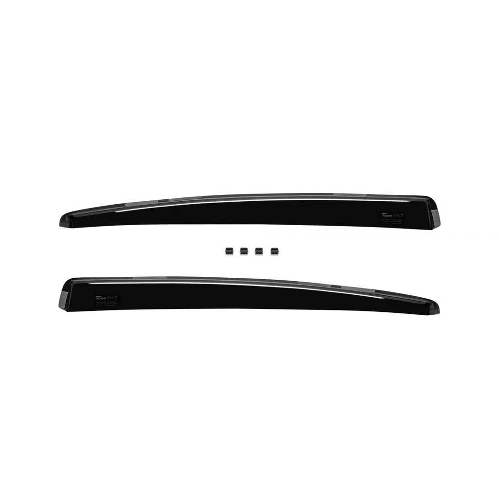 Set deflettori anteriori e posteriori per BMW Serie 5 F10 berlina 2010-2016, con 4 porte, scuro fumé, 4 pezzi