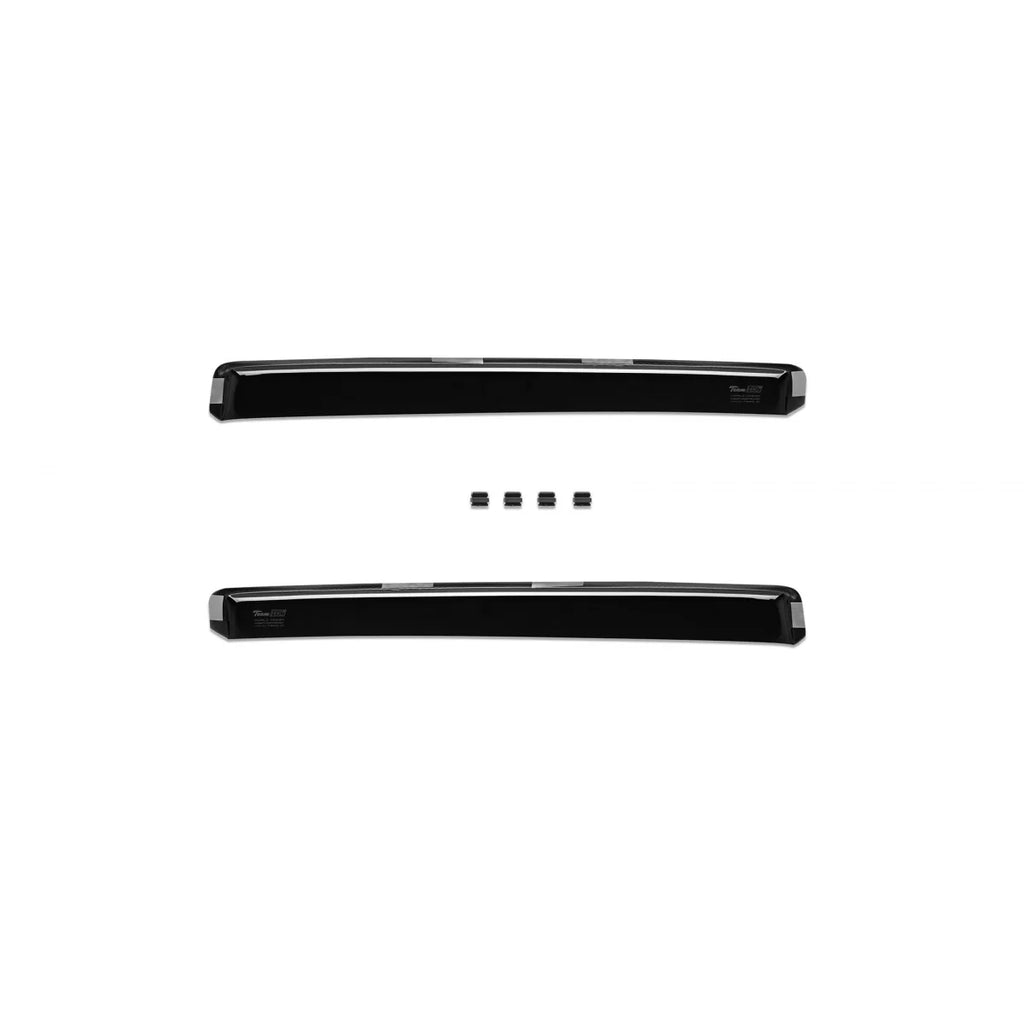 Set deflettori anteriori e posteriori per BMW Serie 5 F11 station wagon 2010-2016, con 5 porte, scuro fumé, 4 pezzi