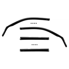 Carica l'immagine nel visualizzatore di Gallery, Set deflettori anteriori e posteriori per BMW X5 E53 2000-2006, scuro fumé, 4 pezzi