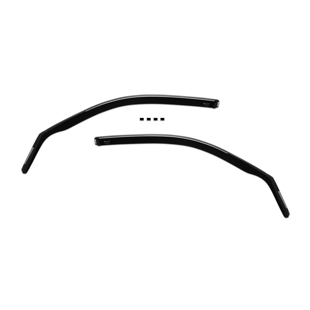 Set deflettori anteriori e posteriori per BMW X5 E53 2000-2006, scuro fumé, 4 pezzi