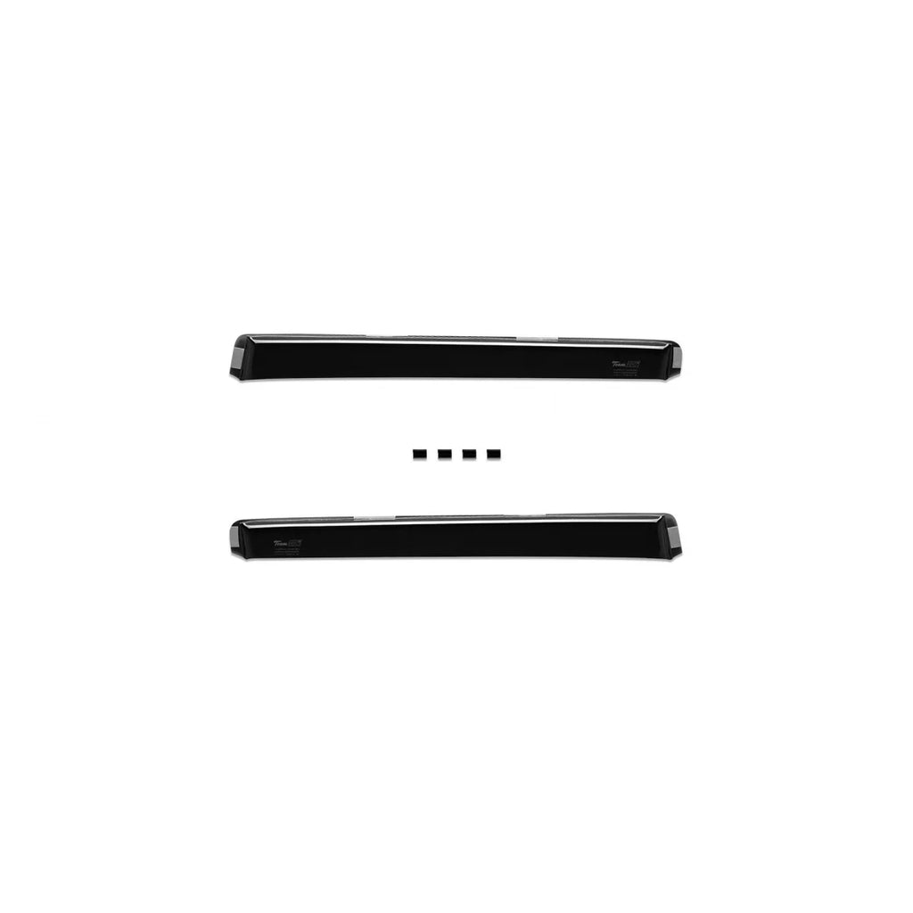 Set deflettori anteriori e posteriori per BMW X5 E53 2000-2006, scuro fumé, 4 pezzi