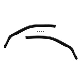 Set deflettori anteriori e posteriori per BMW X5 E70 2006-2013, scuro fumé, 4 pezzi