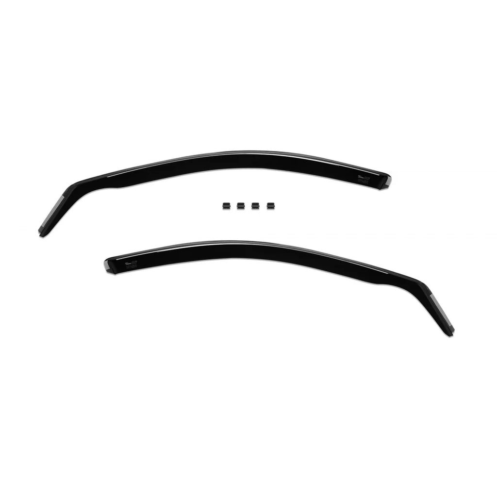 Set deflettori anteriori e posteriori per Chevrolet Lacetti station wagon 2004-2010, con 5 porte, scuro fumé, 4 pezzi