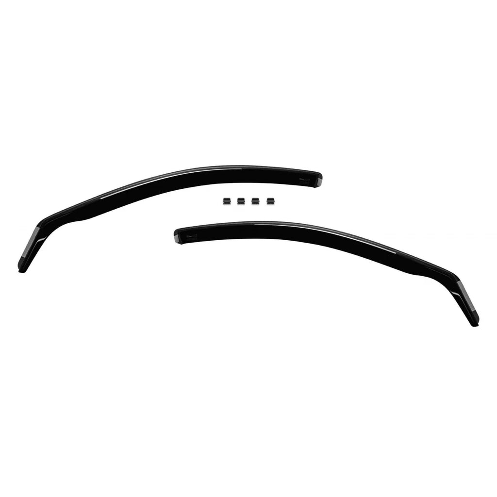 Set deflettori anteriori e posteriori per Chevrolet Lacetti berlina 2004-2010, con 4 porte, scuro fumé, 4 pezzi