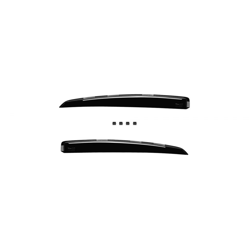 Set deflettori anteriori e posteriori per Chevrolet Lacetti berlina 2004-2010, con 4 porte, scuro fumé, 4 pezzi