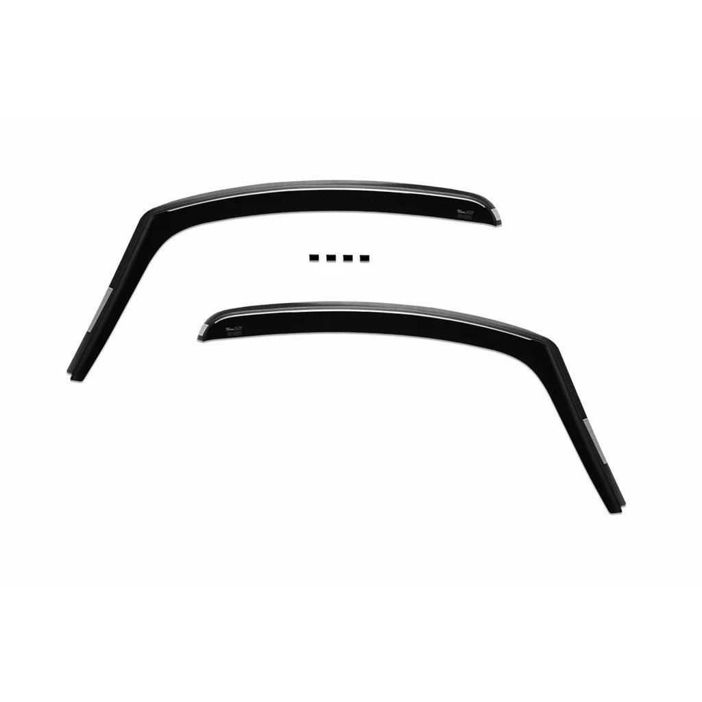 Set deflettori anteriori e posteriori per Citroen C3 2002-2009, con 5 porte, scuro fumé, 4 pezzi
