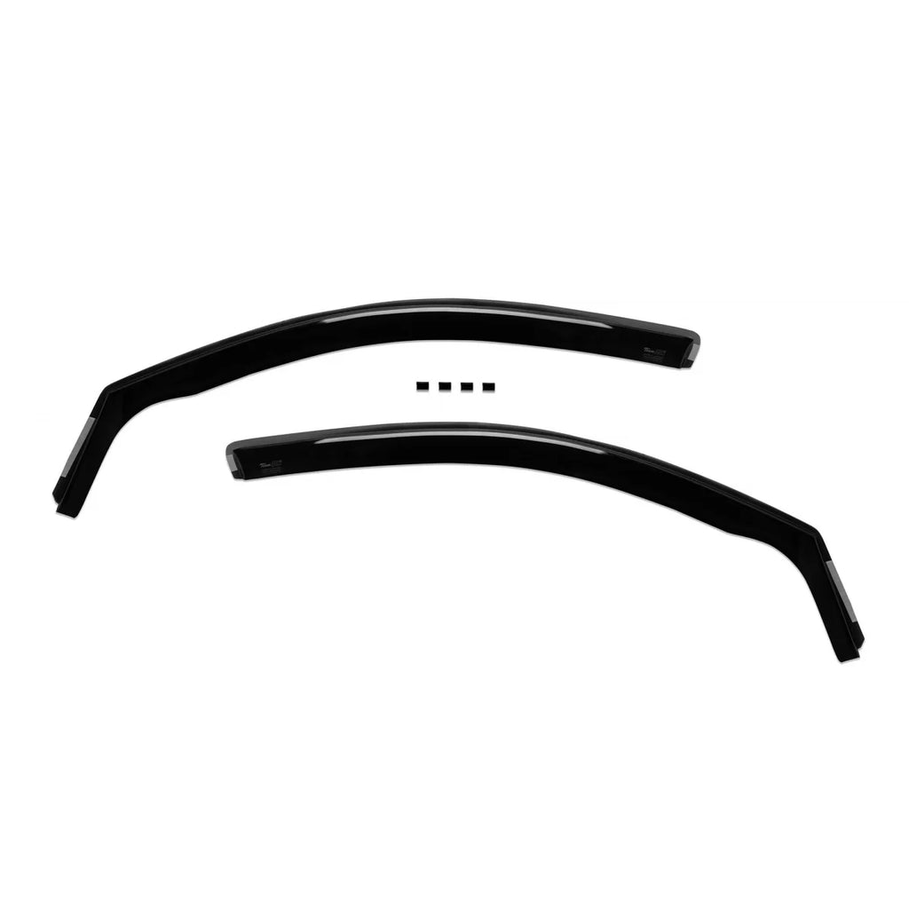Set deflettori anteriori e posteriori per Citroen C4 Aircross 2012-2017, con 5 porte, scuro fumé, 4 pezzi