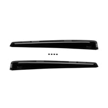 Carica l'immagine nel visualizzatore di Gallery, Set deflettori anteriori e posteriori per Citroen C4 Aircross 2012-2017, con 5 porte, scuro fumé, 4 pezzi