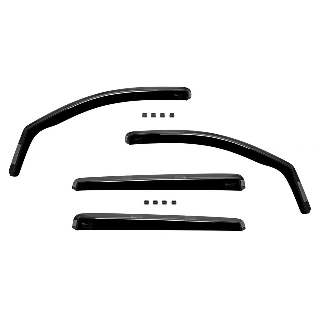 Set deflettori anteriori e posteriori per Dacia Lodgy dal 2012, con 5 porte, scuro fumé, 4 pezzi