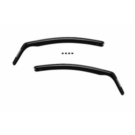 Set deflettori anteriori e posteriori per Fiat Grande Punto, Evo 2006-2012, Punto 2012-2018, con 5 porte, scuro fumé, 4