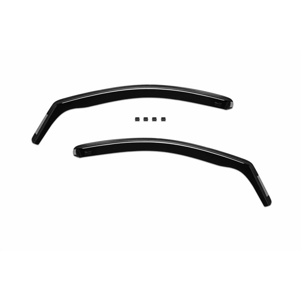 Set anteriori e posteriori Deflettori antiturbo per Fiat Panda 2003-2012, con 5 porte, scuro fumé, 4 pezzi