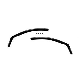 Set deflettori anteriori e posteriori per Ford Fiesta 2002-2008, con 5 porte, scuro fumé, 4 pezzi