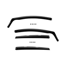 Set deflettori anteriori e posteriori per Ford Fiesta 2008-2017, con 5 porte, scuro fumé, 4 pezzi