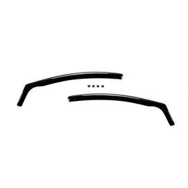 Set deflettori anteriori e posteriori per Ford Focus berlina, hatchback 2011-2018, con 4 porte, scuro fumé, 4 pezzi
