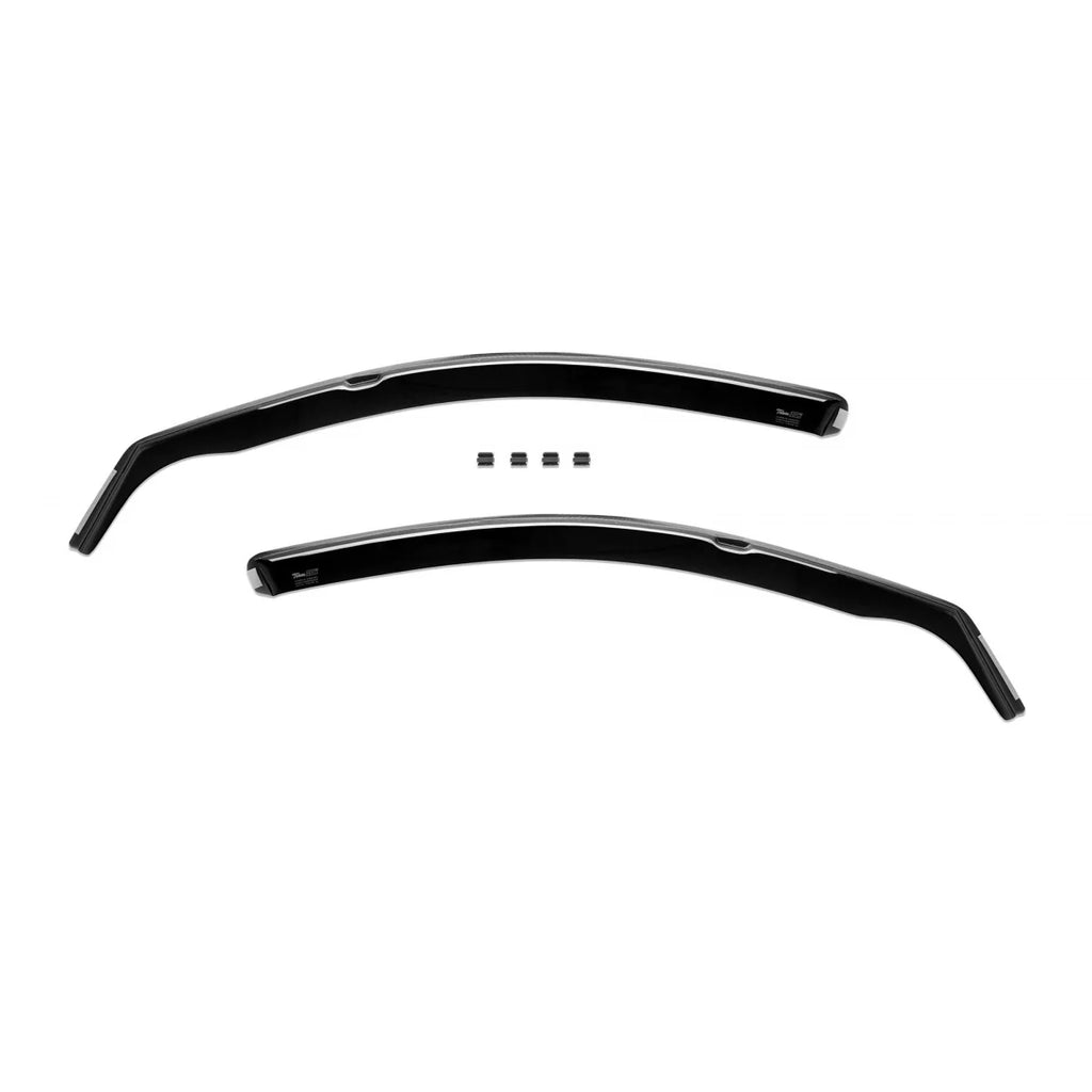 Set deflettori anteriori e posteriori per Honda Accord station wagon 2003-2008, con 5 porte, scuro fumé, 4 pezzi
