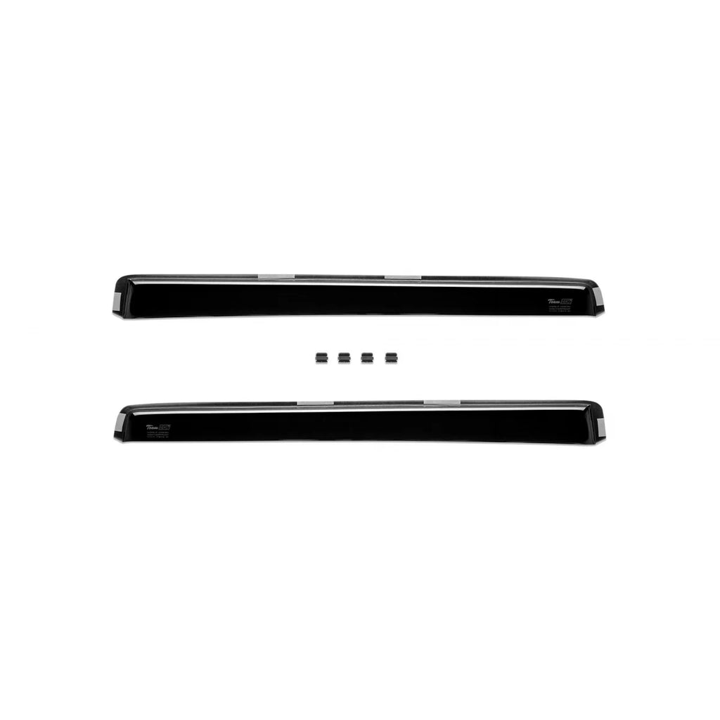 Set deflettori anteriori e posteriori per Honda Accord station wagon 2003-2008, con 5 porte, scuro fumé, 4 pezzi