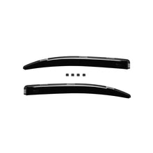 Carica l'immagine nel visualizzatore di Gallery, Set deflettori anteriori e posteriori per Honda Accord berlina 2003-2008, con 4 porte, scuro fumé, 4 pezzi