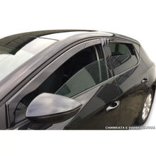 Carica l'immagine nel visualizzatore di Gallery, Set deflettori anteriori e posteriori per Hyundai i30 hatchback, station wagon dal 2017, scuro fumé, 4 pezzi