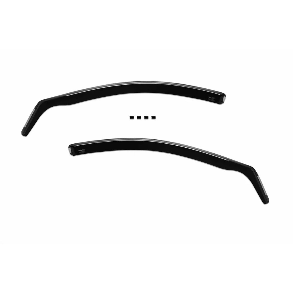 Set deflettori anteriori e posteriori per Hyundai iX35 2010-2015, scuro fumé, 4 pezzi