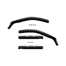 Set deflettori anteriori e posteriori per Hyundai Santa Fe 2000-2006, scuro fumé, 4 pezzi