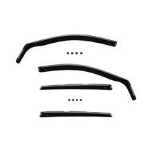 Set deflettori anteriori e posteriori per Hyundai Santa Fe 2012-2018, scuro fumé, 4 pezzi