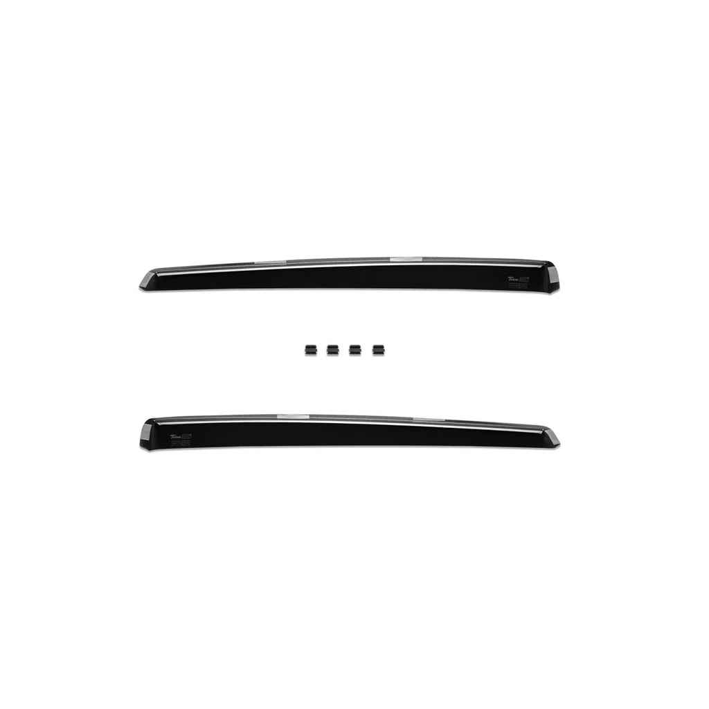 Set deflettori anteriori e posteriori per Hyundai Santa Fe 2012-2018, scuro fumé, 4 pezzi