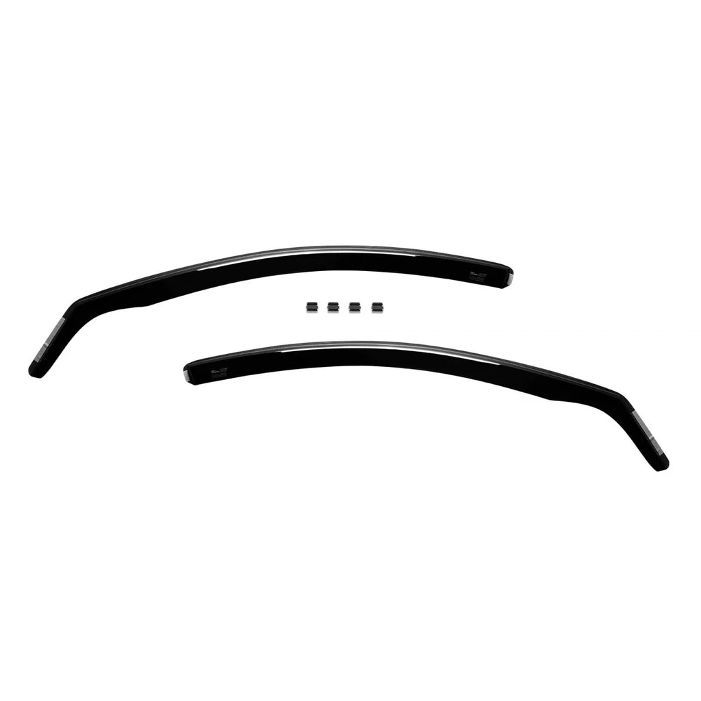 Set deflettori anteriori e posteriori per Kia Ceed 2007-2012, con 5 porte, scuro fumé, 4 pezzi