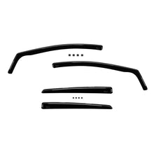 Carica l'immagine nel visualizzatore di Gallery, Set deflettori anteriori e posteriori per Kia Ceed hatchback 2012-2018, con 5 porte, scuro fumé, 4 pezzi