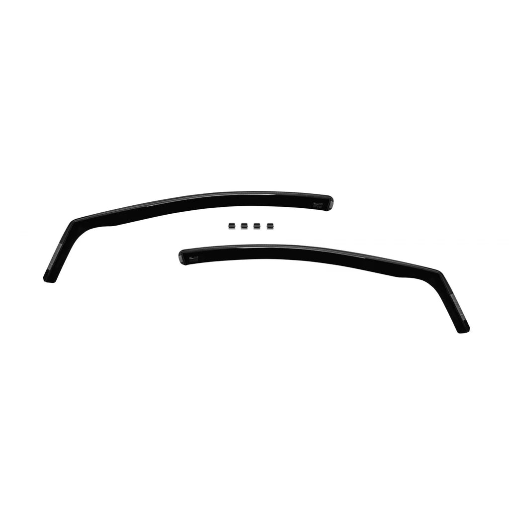 Set deflettori anteriori e posteriori per Kia Ceed hatchback 2012-2018, con 5 porte, scuro fumé, 4 pezzi