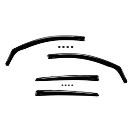 Set deflettori anteriori e posteriori per Kia Optima berlina 2015-2020, con 4 porte, scuro fumé, 4 pezzi