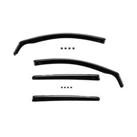 Set deflettori anteriori e posteriori per Kia Sportage 2010-2015, scuro fumé, 4 pezzi