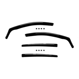 Set deflettori anteriori e posteriori per Kia Sportage 2016-2021, con 5 porte, scuro fumé, 4 pezzi
