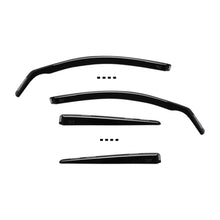 Set deflettori anteriori e posteriori per Mazda 3 hatchback 2003-2009, con 5 porte, scuro fumé, 4 pezzi