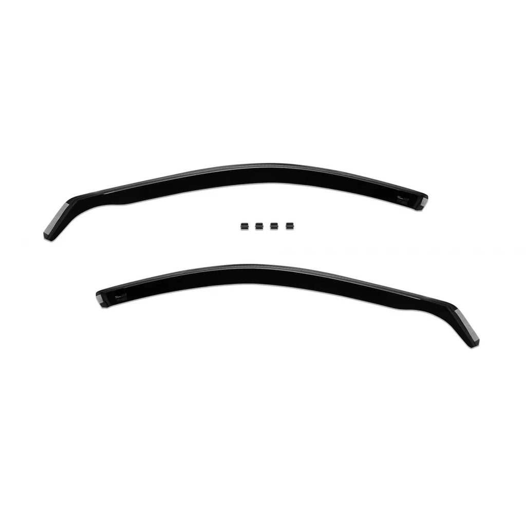 Set deflettori anteriori e posteriori per Mazda 6 station wagon 2002-2007, con 5 porte, scuro fumé, 4 pezzi