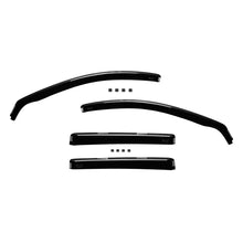 Set deflettori anteriori e posteriori per Mazda CX-5 2011-2017, con 5 porte, scuro fumé, 4 pezzi